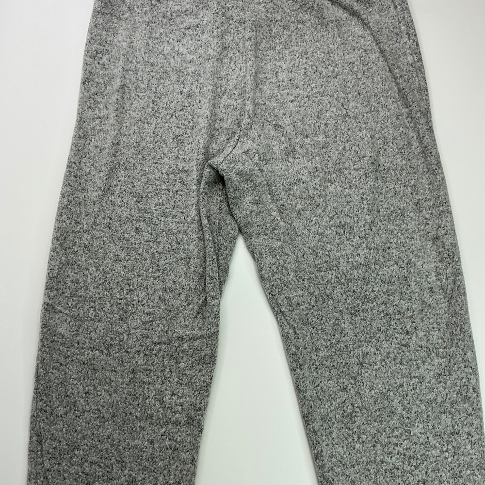 SO Gray Jogger Sweatpants Women Large Heathered Soft Knit Lounge Pants - Picture 13 of 15